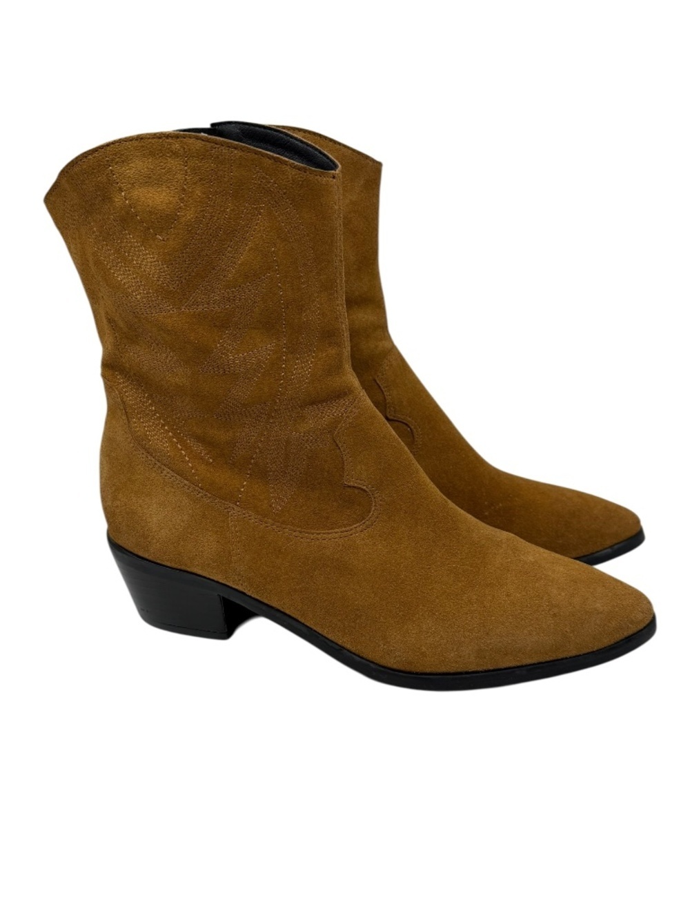 Bruno Menegatti Western Suede Ankle Boots